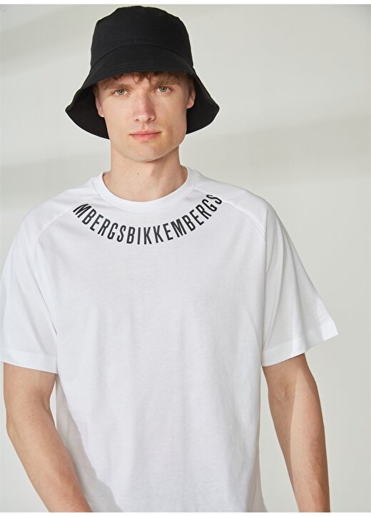 Bikkembergs Beyaz Erkek T-Shirt C 4 149 01 3