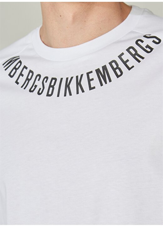 Bikkembergs Beyaz Erkek T-Shirt C 4 149 01 4