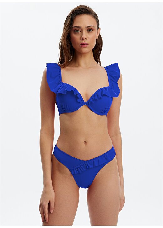 Louren Mavi Kadın Bikini Üst LRN23YMM8521 1