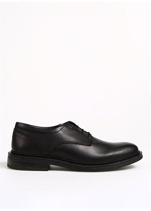 Fabrika Deri Siyah Erkek Klasik Ayakkabı ADORIA 1