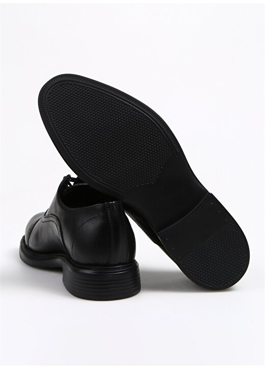 Fabrika Deri Siyah Erkek Klasik Ayakkabı AYENT 4