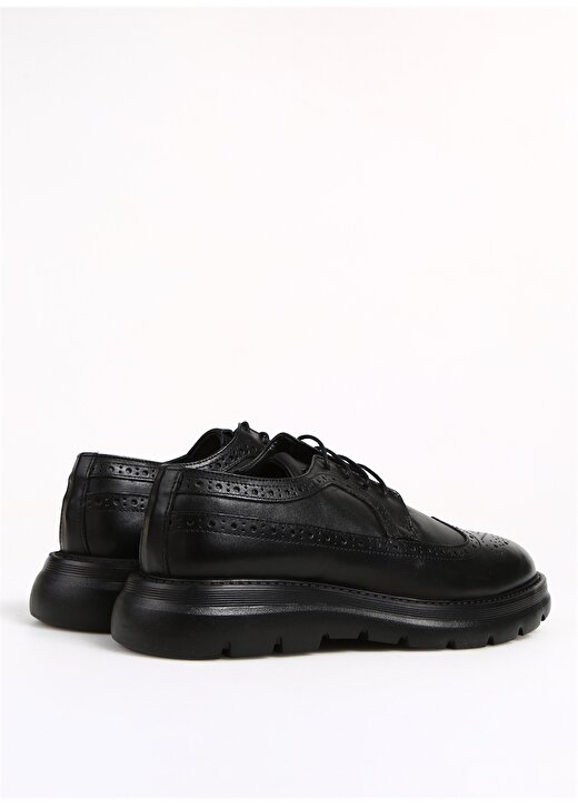 Fabrika Deri Siyah Erkek Klasik Ayakkabı CAYAS 3