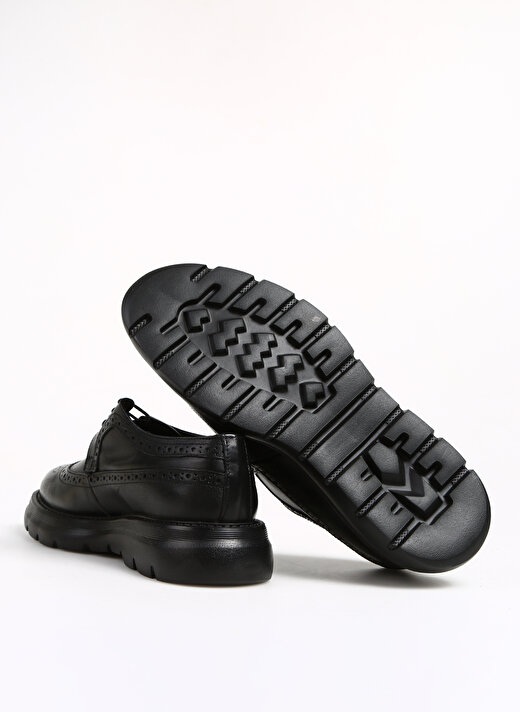 Fabrika Deri Siyah Erkek Klasik Ayakkabı CAYAS 4