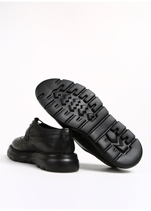 Fabrika Deri Siyah Erkek Klasik Ayakkabı CAYAS 4