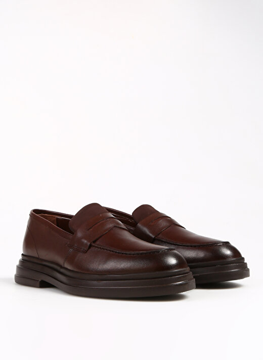 Fabrika Kahve Erkek Deri Klasik Ayakkabı CARLEY 2