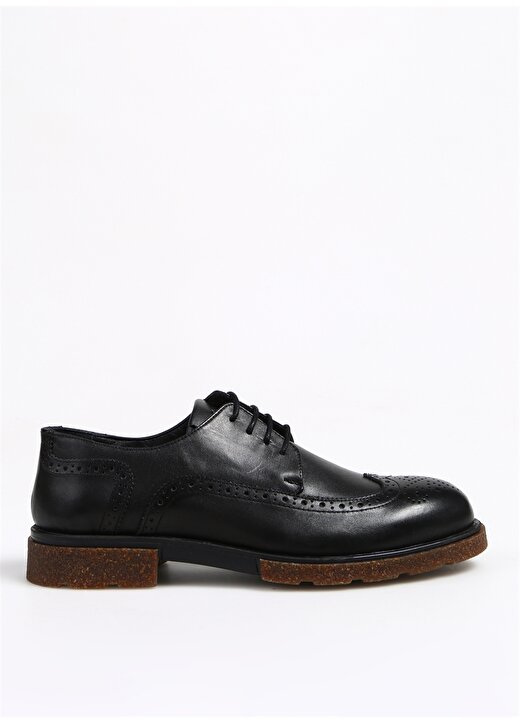 Fabrika Deri Siyah Erkek Klasik Ayakkabı ARDON 1