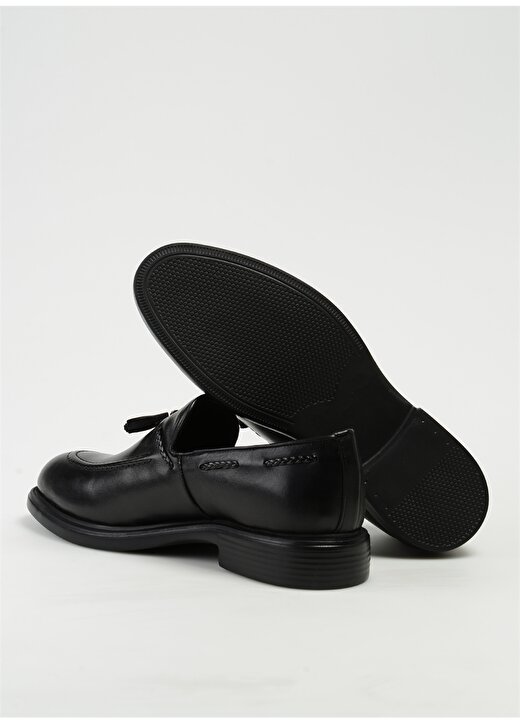 Fabrika Deri Siyah Erkek Klasik Ayakkabı BUNY 4