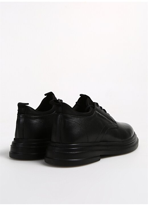 Fabrika Siyah Erkek Deri Klasik Ayakkabı CANTER 3