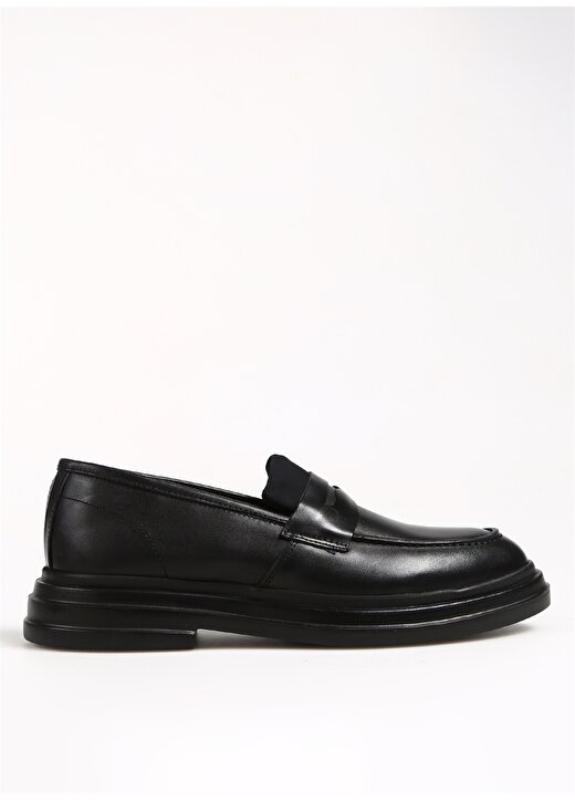 Fabrika Siyah Erkek Deri Klasik Ayakkabı CARLEY 1