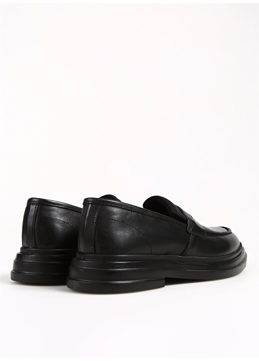 Fabrika Siyah Erkek Deri Klasik Ayakkabı CARLEY 3