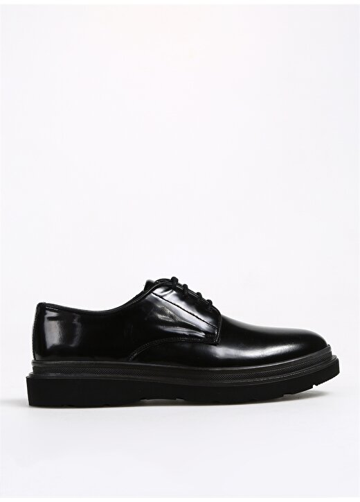 Fabrika Siyah Erkek Deri Klasik Ayakkabı CEHEMS 1