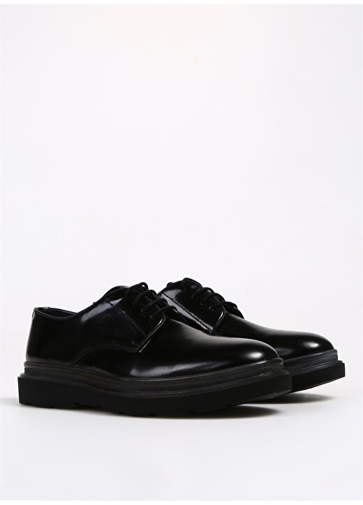 Fabrika Siyah Erkek Deri Klasik Ayakkabı CEHEMS 2