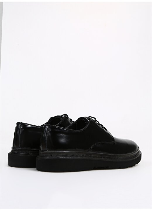 Fabrika Siyah Erkek Deri Klasik Ayakkabı CEHEMS 3