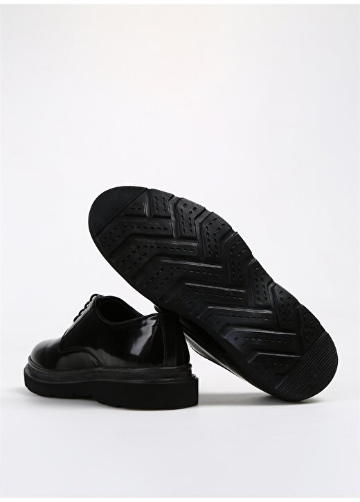 Fabrika Siyah Erkek Deri Klasik Ayakkabı CEHEMS 4