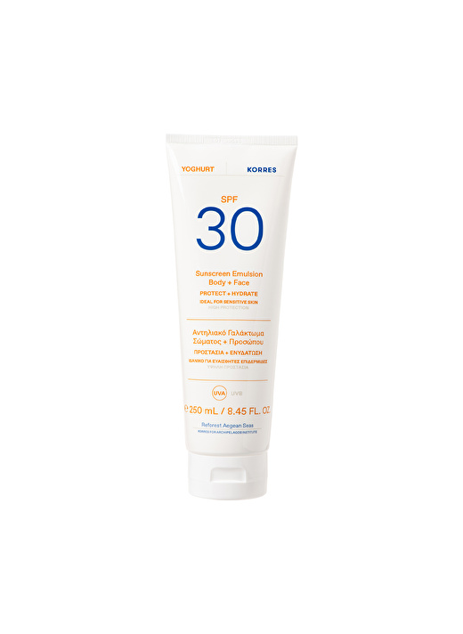 Korres Yoghurt Sunscreen Yüz ve Vücut Güneş Kremi SPF 30 250 ml 1