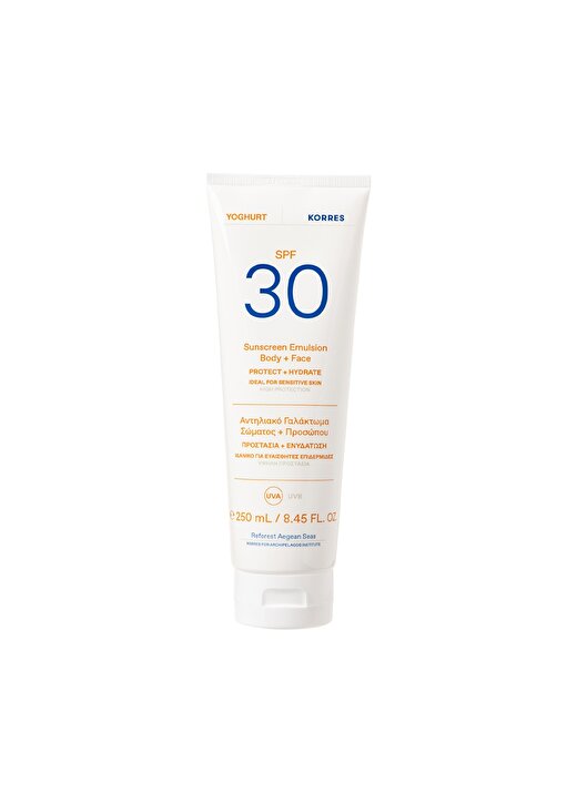 Korres Yoghurt Sunscreen Yüz Ve Vücut Güneş Kremi SPF 30 250 Ml 1