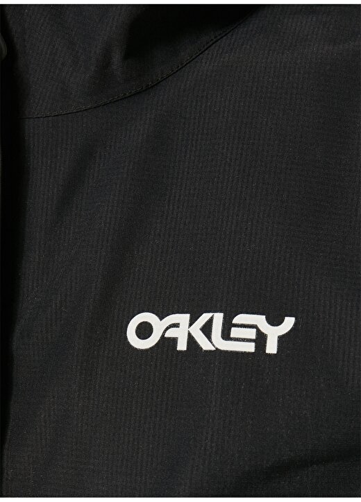 Oakley Siyah Erkek Kapüşonlu Ceket Oakley ELEMENTS SHELL JACKET 4