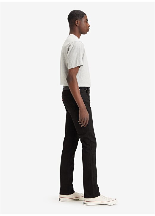 Levis 511 Siyah Erkek Normal Bel Slim Fit Denim Pantolon SLIM LSENIGHTSHI A2081-0028 LSE 4