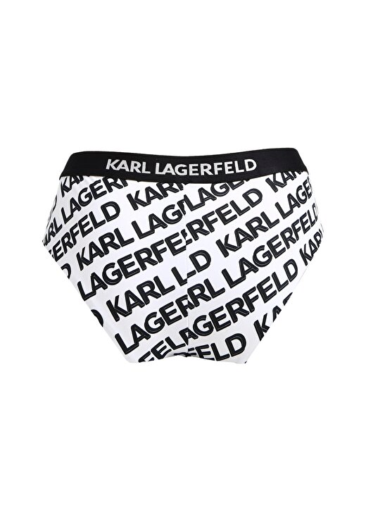 KARL LAGERFELD Beyaz Kadın Bikini Alt 230W2214 2