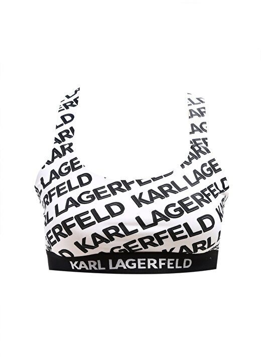 KARL LAGERFELD Beyaz Kadın Bikini Üst 230W2213 1