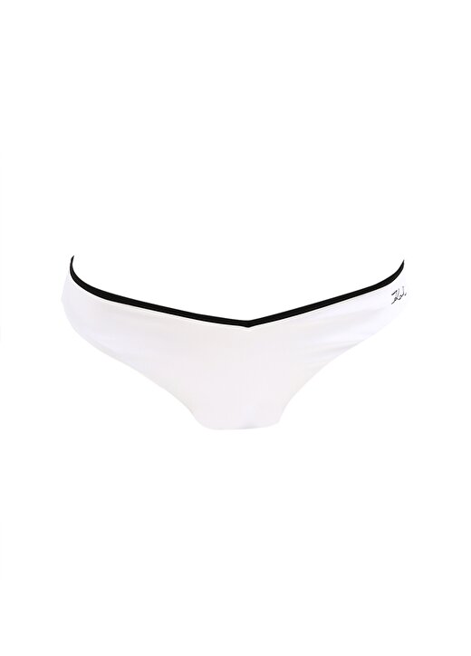 KARL LAGERFELD Beyaz Kadın Bikini Alt 230W2203 1