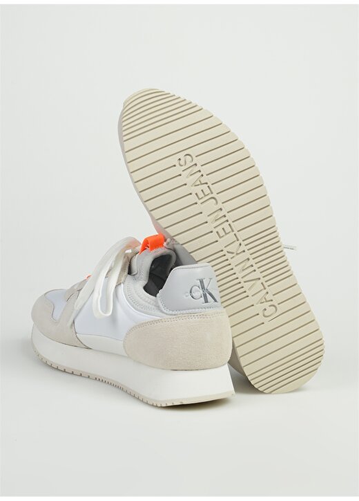 Calvin Klein Beyaz Erkek Sneaker RETRO RUNNER LACEUP REFL 4