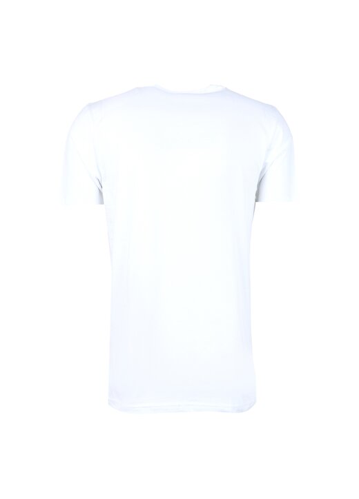 Blackspade Yuvarlak Yaka Düz Beyaz Erkek T-Shirt 9638 2