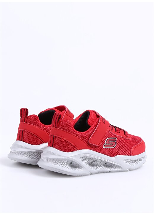 Skechers Kırmızı - Siyah Bebek Yürüyüş Ayakkabısı 401675N RDBK SKECHERS METEOR-LIGHTS 3