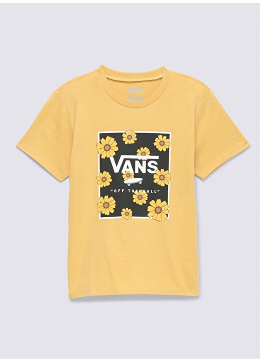 Vans Düz Sarı Kız Çocuk T-Shirt VN00078WOC21 SUNFLOWER ANIMAL BOX C 3