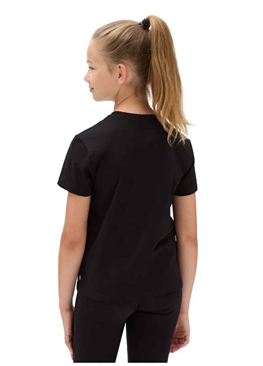 Vans Siyah Kız Çocuk T-Shirt VN00078EBLK1 BOX FILL FLORAL CREW 3
