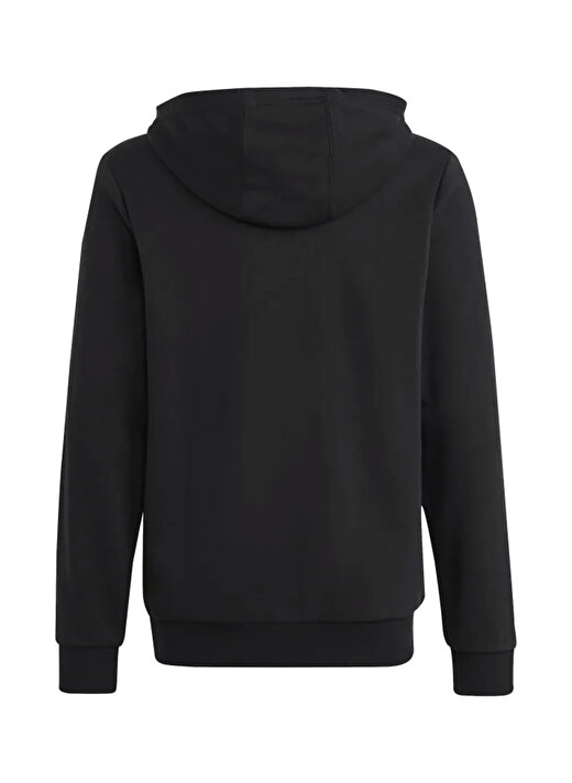 adidas Düz Erkek Çocuk Siyah Sweatshırt HR6380 U BL HOODIE 3