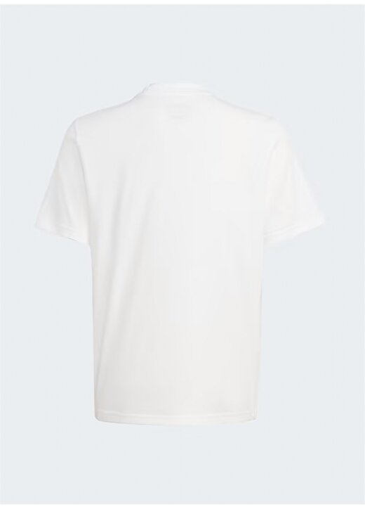 Adidas Beyaz Erkek Çocuk Bisiklet Yaka T-Shirt IJ0694 TEE 2
