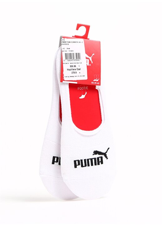 Puma Erkek Beyaz Çorap 90798202 PUMA ELEMENTS FOOTI 1