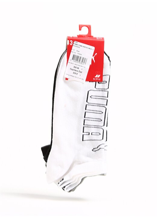 Puma Erkek Beyaz Çorap 90798801 PUMA GRAPHIC 1
