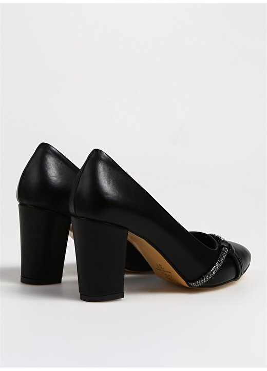 F By Fabrika Siyah Kadın Topuklu Ayakkabı AYKO 3