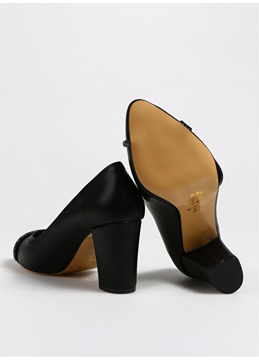 F By Fabrika Siyah Kadın Topuklu Ayakkabı AYKO 4