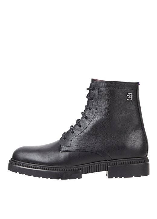 Tommy Hilfiger Deri Siyah Erkek Bot COMFORT CLEATED THERMO LTH BOOT 1