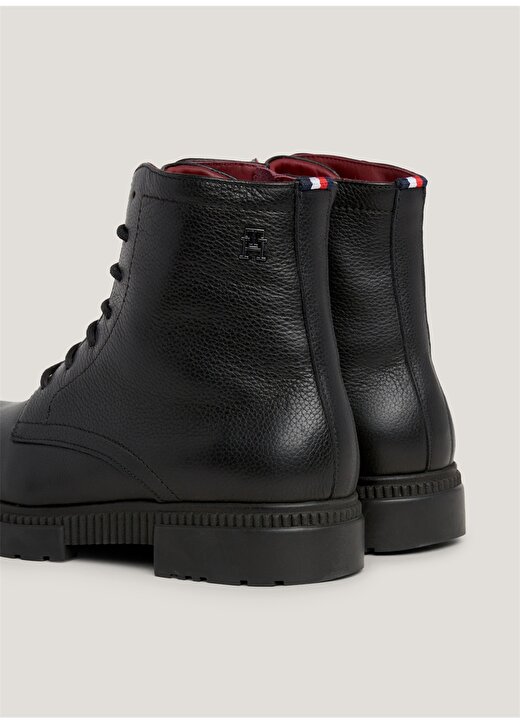 Tommy Hilfiger Deri Siyah Erkek Bot COMFORT CLEATED THERMO LTH BOOT 4