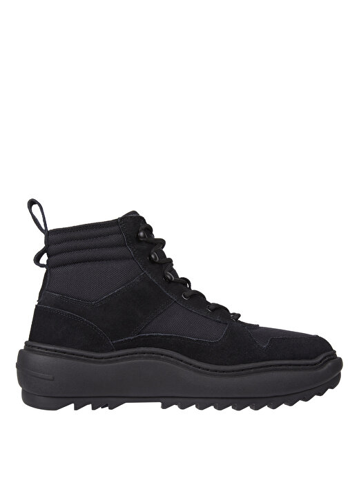 Tommy Hilfiger Süet Siyah Erkek Bot TJM MIX MATERIAL BOOT 2