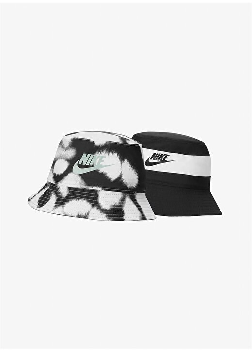 Nike Çocuk Siyah - Beyaz Şapka DQ9922-010 Y NK BUCKET SSNL 1