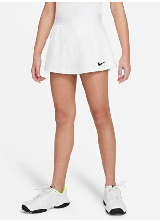 Nike Beyaz Kız Çocuk Tenis Eteği CV7575-100 2
