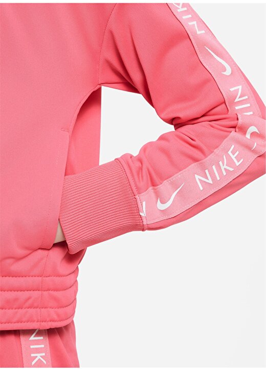 Nike Düz Turuncu Kız Çocuk Eşofman Takımı CU8374-894 G NSW TRK SUIT TRICOT 4