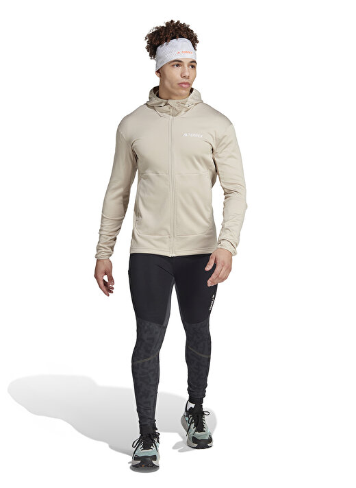 adidas Bej Erkek Dik Yaka Terrex Polar Sweatshırt IB1827-XPR LT FL H J   WON 1