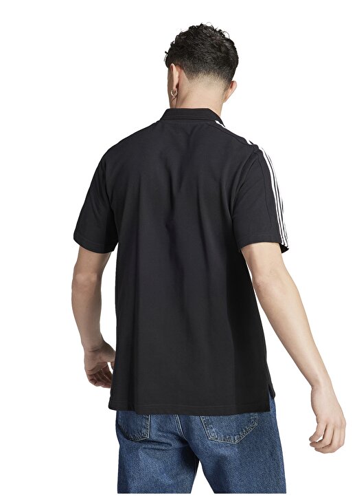 Adidas Düz Siyah Erkek Polo T-Shirt IC9310-M 3S PQ PS BLA 2