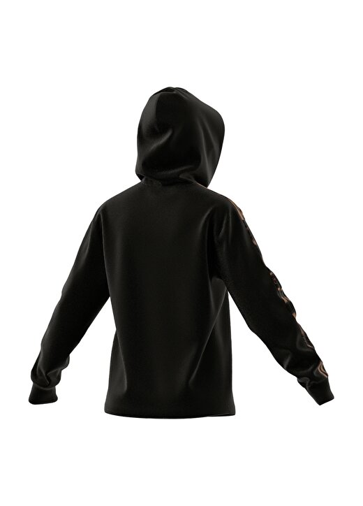Adidas Siyah Kadın Kapüşon Yaka Regular Fit Sweatshirt IL5872-VIBAOP 3S HD 2