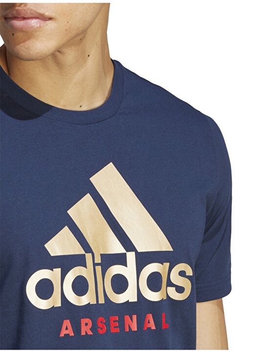 Adidas Lacivert Erkek Yuvarlak Yaka T-Shirt HZ2045-AFC DNA GR TEE CON 3