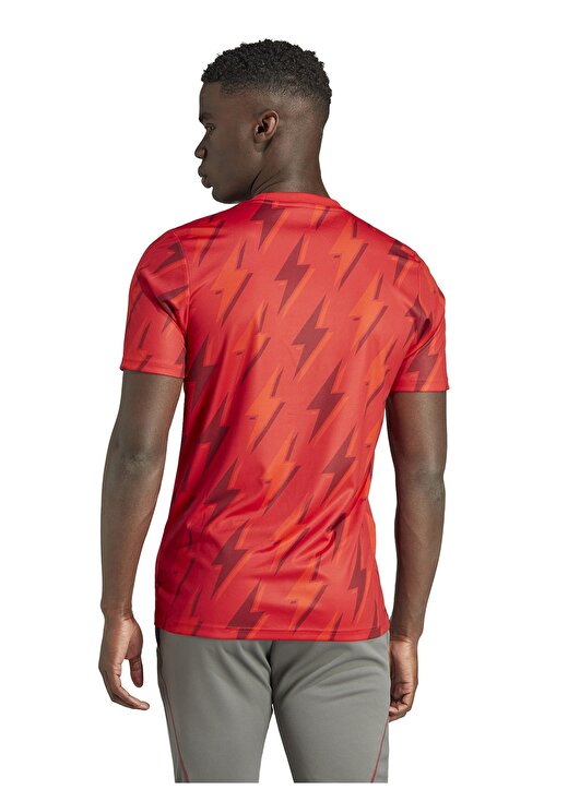 Adidas Kırmızı Erkek Yuvarlak Yaka T-Shirt HZ2193-AFC PRESHI BET 4