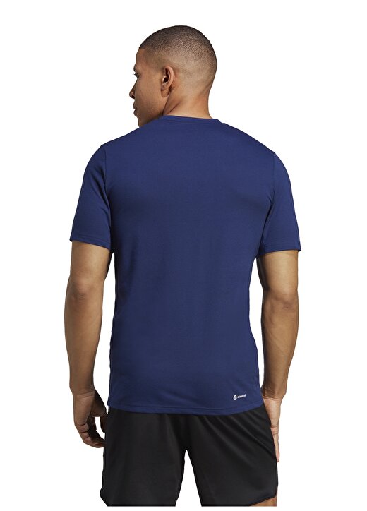 Adidas Mavi Erkek Yuvarlak Yaka T-Shirt IB8275-TR-ES FR LOGO T DKB 2