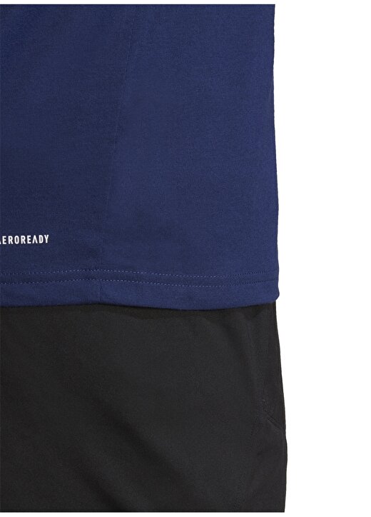 Adidas Mavi Erkek Yuvarlak Yaka T-Shirt IB8275-TR-ES FR LOGO T DKB 4