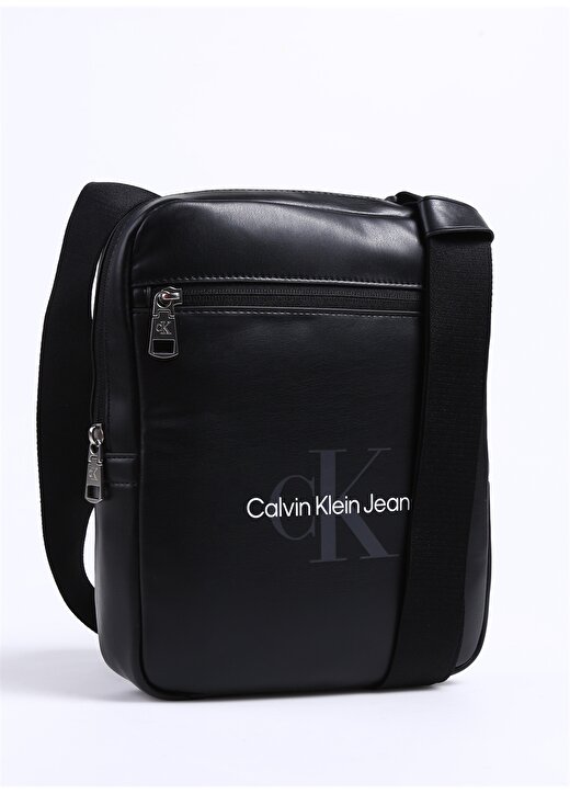 Calvin Klein Siyah Erkek 22X27x5 Cm Postacı Çantası MONOGRAM SOFT REPORTER22 2